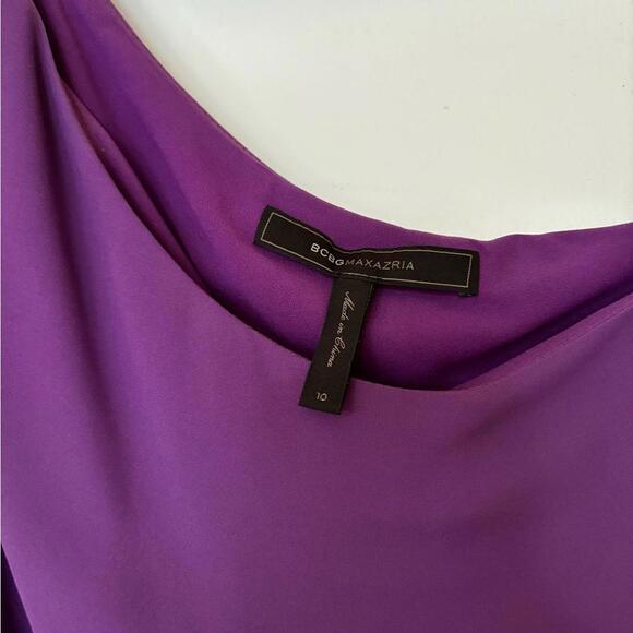 Elegant Purple Sleeveless Dress - Flowy & Stylish - Picture 3 of 5